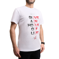 Camiseta FitLine Share Your Love 2024 blanco, Hombre